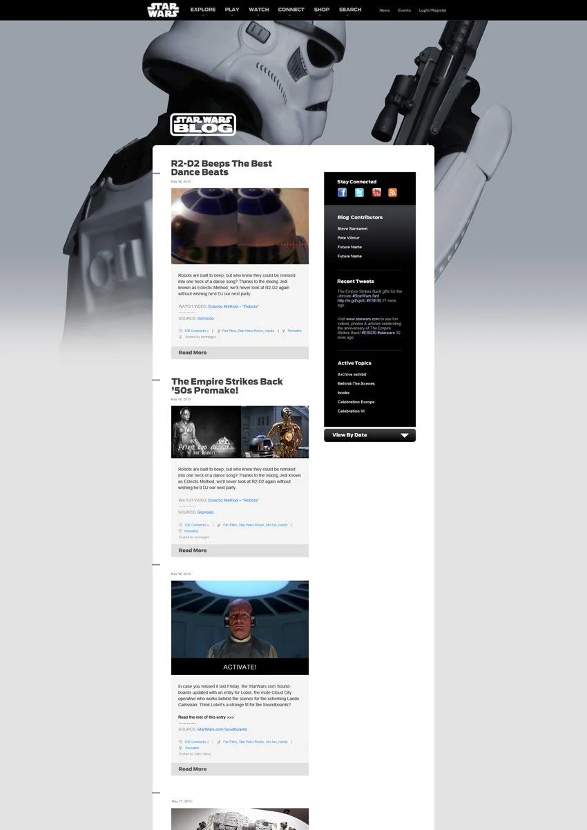 StarWars.com Blog Feature