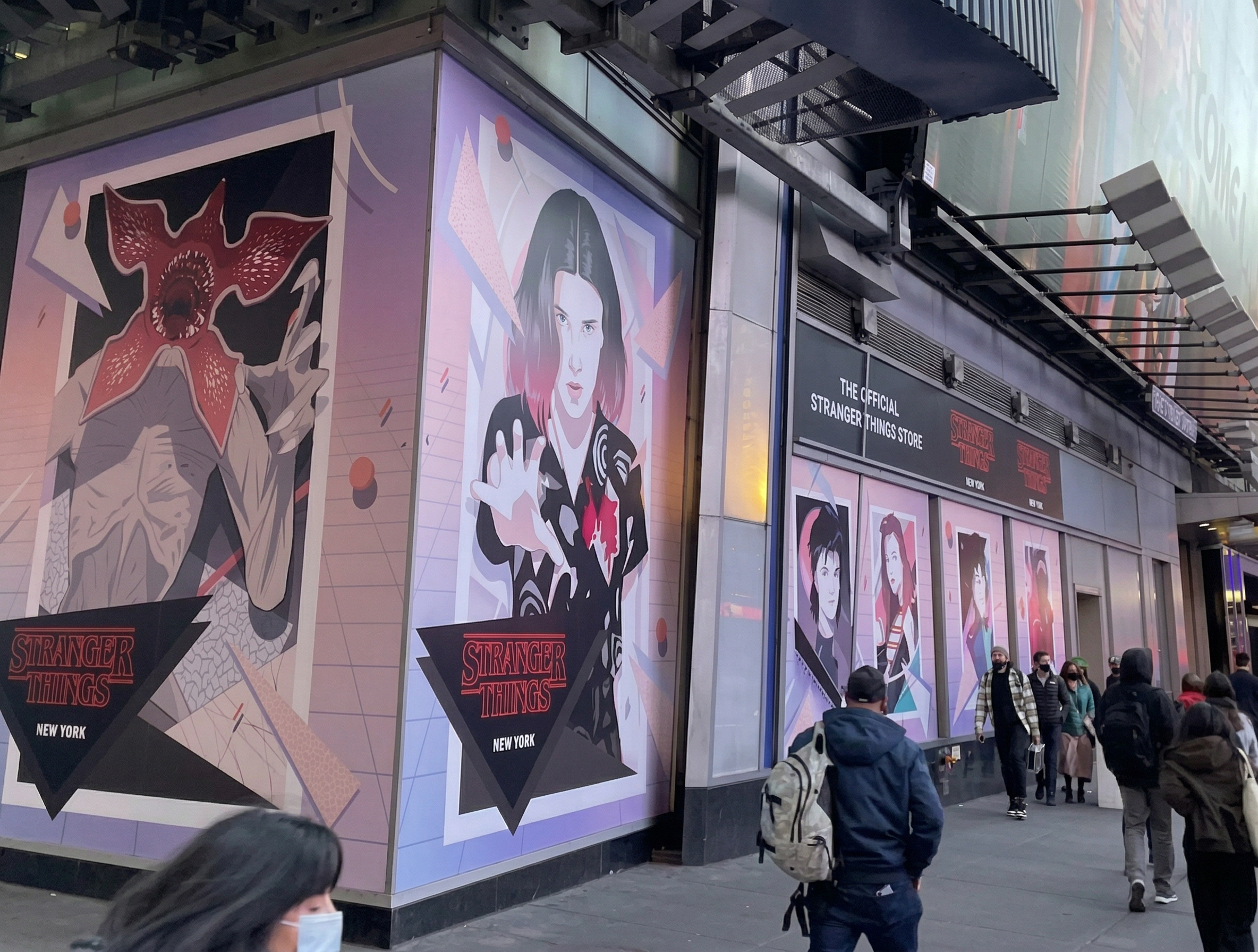 Stranger Things in Times Square